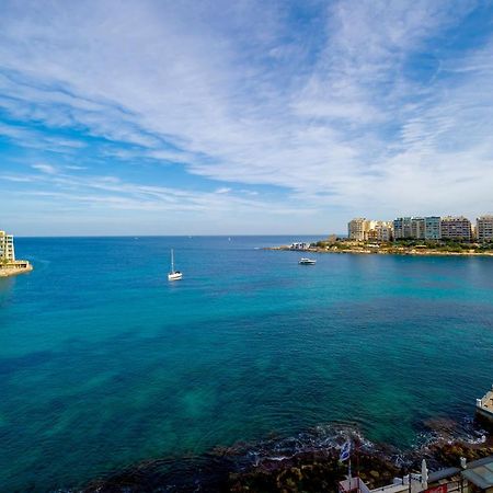 Spinola Bay Top Floor Seafront 3 Bedroom Apartment With Panoramic Sea Views - By Getawaysmalta Saint Julian's 외부 사진