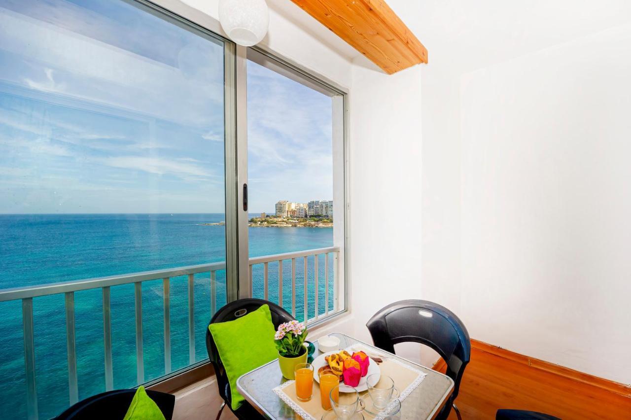 Spinola Bay Top Floor Seafront 3 Bedroom Apartment With Panoramic Sea Views - By Getawaysmalta Saint Julian's 외부 사진