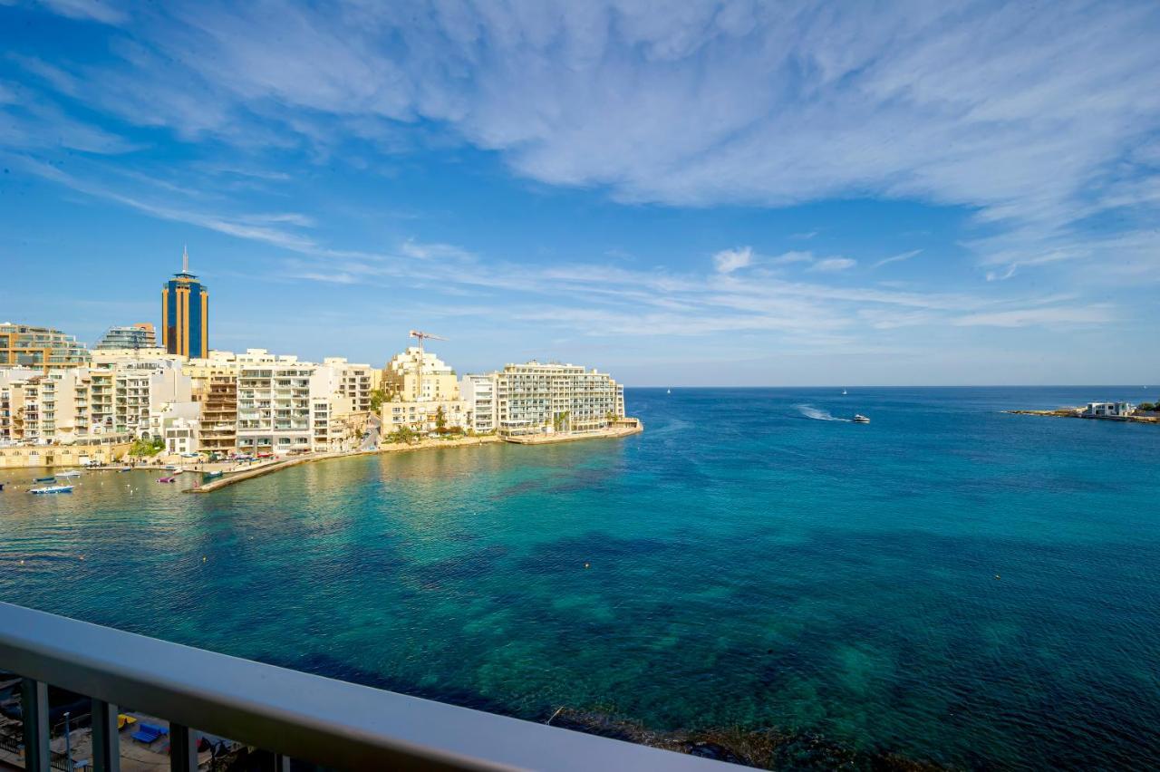 Spinola Bay Top Floor Seafront 3 Bedroom Apartment With Panoramic Sea Views - By Getawaysmalta Saint Julian's 외부 사진