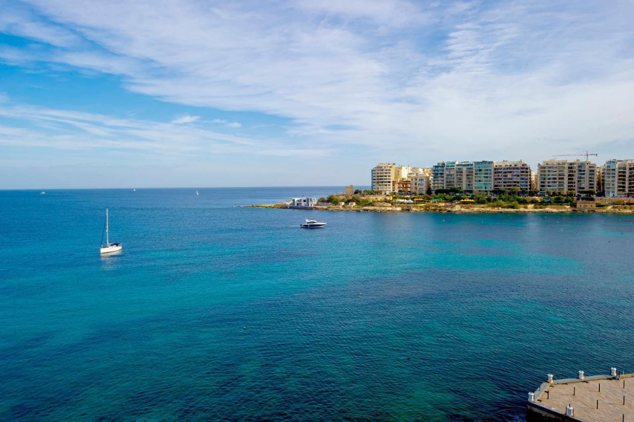 Spinola Bay Top Floor Seafront 3 Bedroom Apartment With Panoramic Sea Views - By Getawaysmalta Saint Julian's 외부 사진