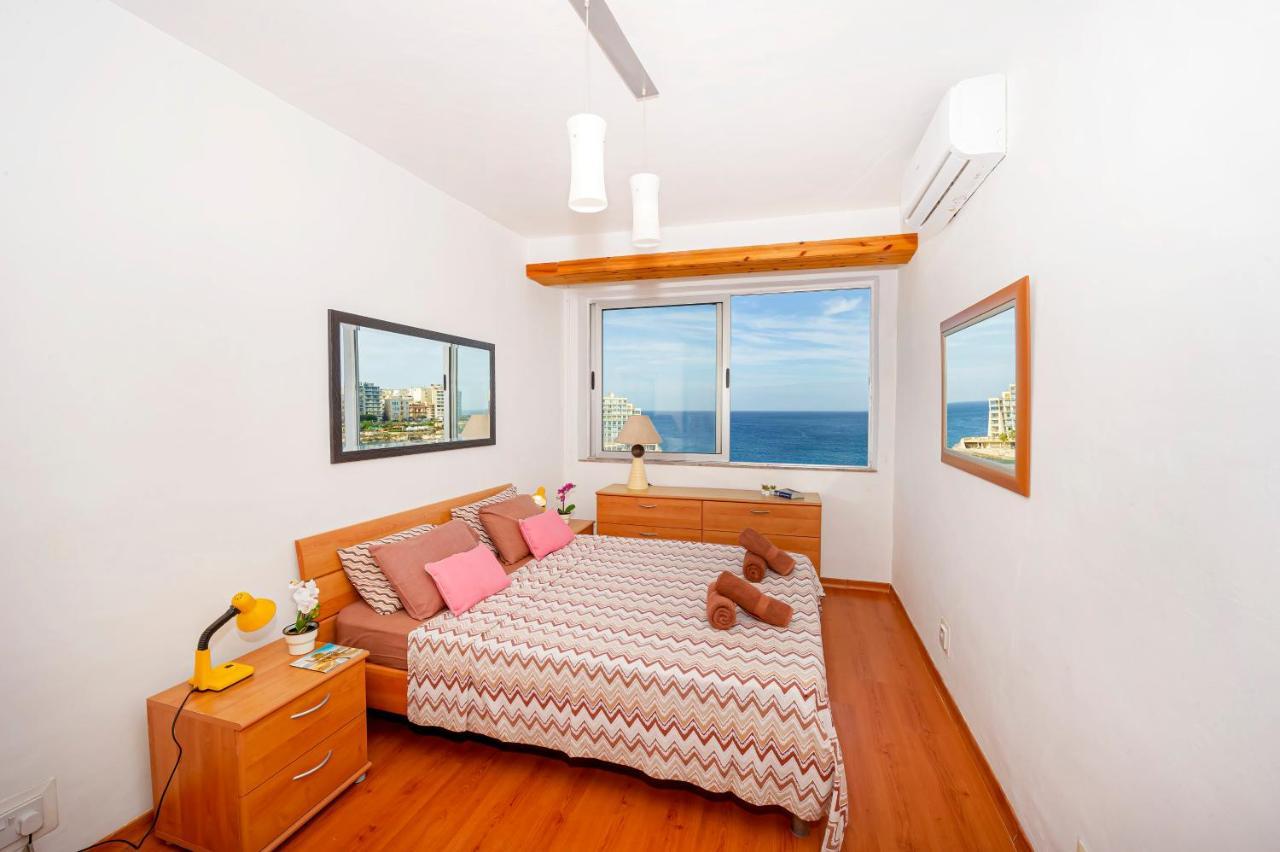 Spinola Bay Top Floor Seafront 3 Bedroom Apartment With Panoramic Sea Views - By Getawaysmalta Saint Julian's 외부 사진