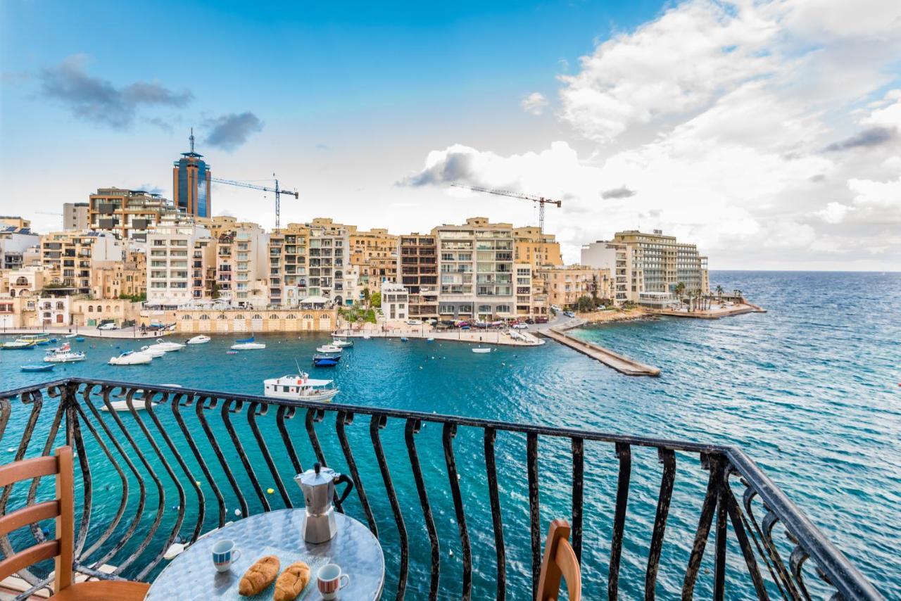 Spinola Bay Top Floor Seafront 3 Bedroom Apartment With Panoramic Sea Views - By Getawaysmalta Saint Julian's 외부 사진