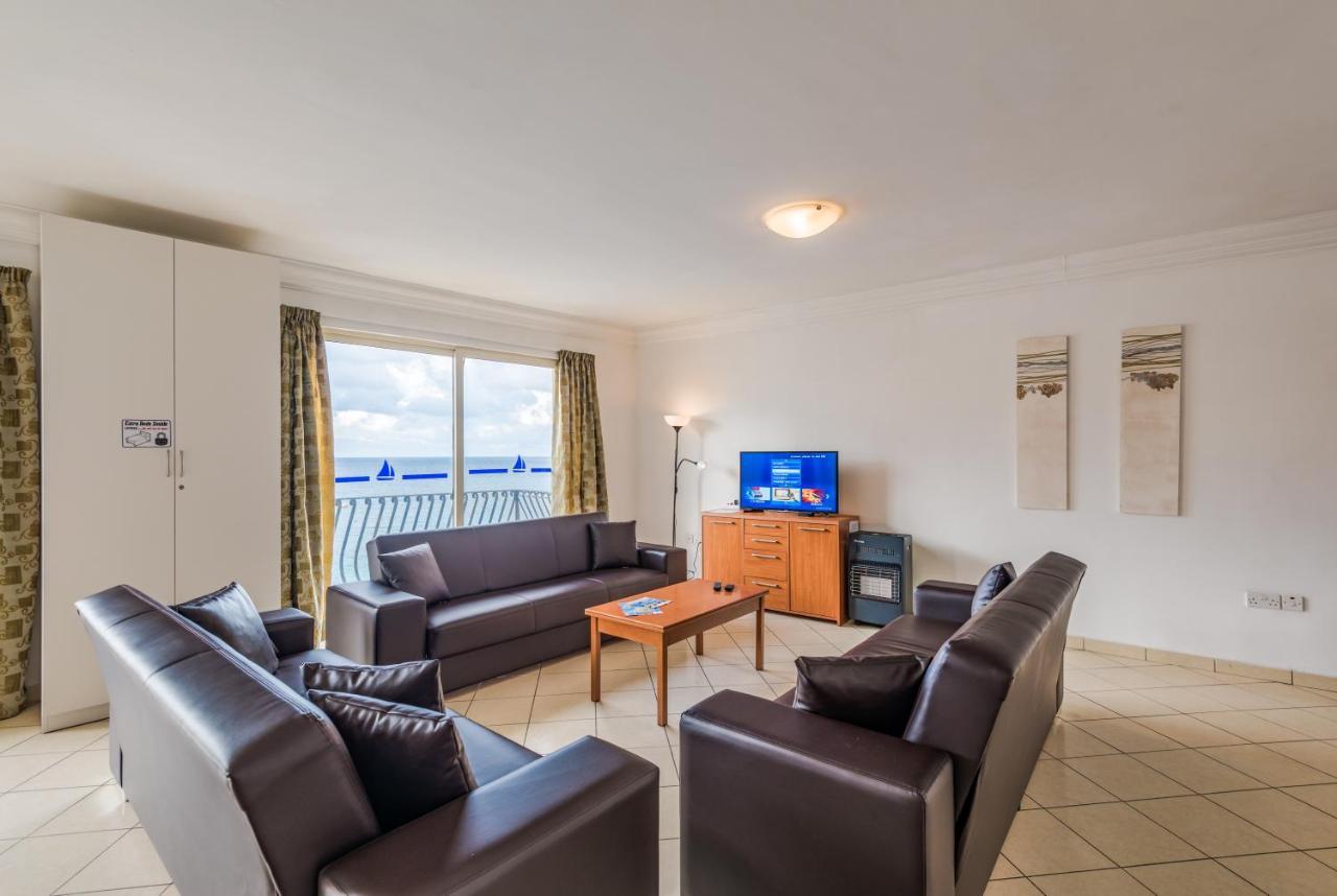 Spinola Bay Top Floor Seafront 3 Bedroom Apartment With Panoramic Sea Views - By Getawaysmalta Saint Julian's 외부 사진